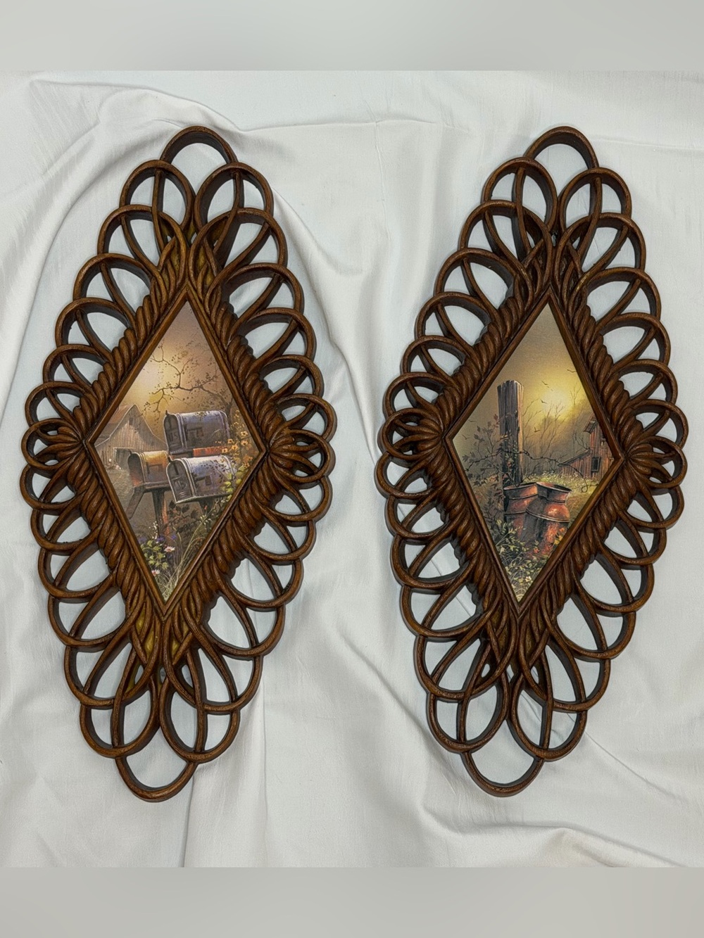 Vintage 1970’s Burwood wall decor
